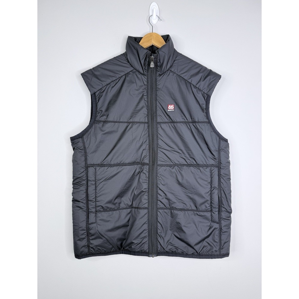 66° North Iceland Black Insulated Primaloft Vatnajokull Puffer Vest Size 2XL